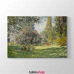 Tabloshop Claude Monet The Parc Monceau 45x30 cm Kanvas Tablo