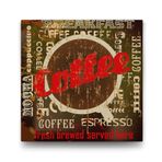 Tabloshop Coffee Espresso 50x50 cm Tablo