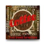 Tabloshop Coffee Espresso 90x90 cm Tablo