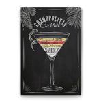 Tabloshop Cosmopolitan Kokteyl Tarifi 100x140 cm Tablo