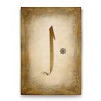 Tabloshop Elif Harfi 50x75 cm Tablo