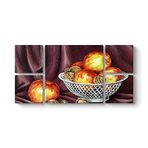 tabloshop Elma Yağlıboya Tablo 126 x 63-5 Parçalı
