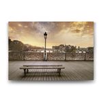 Tabloshop Eski Bank ve Manzara 60x40 cm Tablo