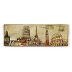 Tabloshop Eyfel Pisa Roma 210x70 cm Tablo