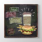 Tabloshop Fast Food 40x40 cm Tablo