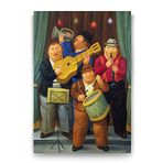 Tabloshop Fernando Botero The Orchestra 70x100 cm Tablo