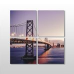 Tabloshop FL-457 Yaprak Üstünde Su Damlası 60x60 cm Kanvas Tablo