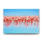Tabloshop Flamingolar 90x60 cm Tablo
