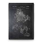 Tabloshop Fotoğraf Makinesi Patenti 50x75 cm Tablo