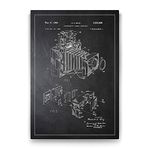Tabloshop Fotoğraf Makinesi Patenti 80x125 cm Tablo