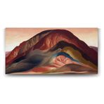 Tabloshop Georgia OKeeffe Rust Red Hills 160x80 cm Tablo