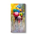 tabloshop Gökkuşağı Renkli Şemsiyeler 80 x 160