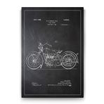 Tabloshop Harley Motosiklet Patenti 40x60 cm Tablo