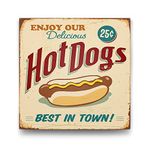Tabloshop Hot Dogs 70x70 cm Tablo