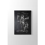 Tabloshop İtfaiyeci Elbisesi Patenti 50x75 cm Tablo
