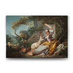 Tabloshop Jean Honore Fragonard The Shepherdess 75x50 cm Tablo