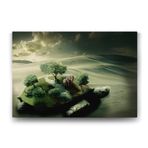 Tabloshop Kağlumbağa Dünyası 45x30 cm Tablo