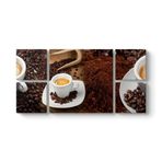 tabloshop Kahve Panorama Tablo 206 x 103-5 Parçalı