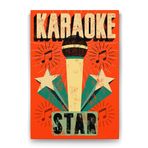 tabloshop Karaoke Yıldızı Tablo - 60x90cm