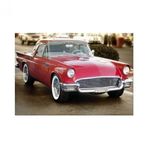 Tabloshop Kırmızı Amerikan Arabası 45x30 cm Tablo