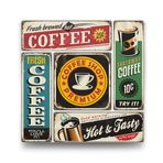 Tabloshop Kolaj Coffee 40x40 cm Tablo