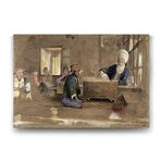 Tabloshop Kuran-ı Kerim Okuyan Çocuk 45x30 cm Tablo