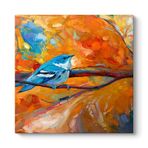 tabloshop Kuş Yağlı Boya Tablo 30 x 30
