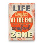 Tabloshop Life Begins 100x140 cm Tablo