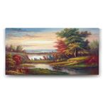 tabloshop Manzara Yağlı Boya Rep. Tablo - 80x40cm