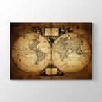 Tabloshop Mitolojik Dünya Haritası 75x50 cm Tablo
