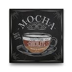 Tabloshop Mocha Kahve Tarifi 90x90 cm Tablo