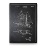 Tabloshop Model Yelkenli Gemisi Patent 100x140 cm Tablo