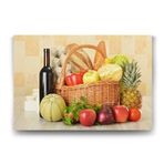 Tabloshop Mutfak Sepeti 75x50 cm Tablo
