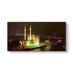 tabloshop Ortaköy Camii Gece Tablo 160 x 80