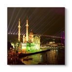 tabloshop Ortaköy Camii Gece Tablo 40 x 40