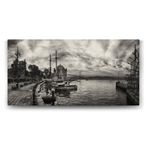 Tabloshop Ortaköy Camii Siyah Beyaz 120x60 cm Tablo
