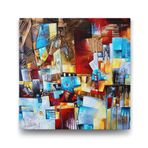 tabloshop Parçalı Şekiller Tablo - 80x80cm
