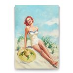 Tabloshop Pin Up Girl Kumsal 70x100 cm Tablo