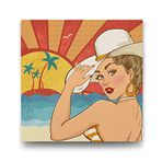 Tabloshop Pin Up Miami 80x80 cm Tablo