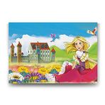 Tabloshop Prenses Masal 125x80 cm Tablo