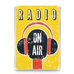 Tabloshop Radio On Air 60x90 cm Tablo