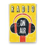 Tabloshop Radio On Air 80x125 cm Tablo
