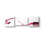 tabloshop Şarap Dolumu Panorama Tablo 161 x 50-3 Parçalı