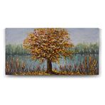 Tabloshop Sararmış Ağaç 140x70 cm Tablo