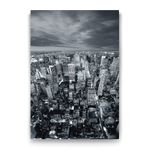Tabloshop Siyah Beyaz New York Skyline 70x100 cm Tablo