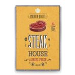 Tabloshop Steak House 60x90 cm Tablo