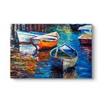 tabloshop Tekneler Yağlı Boya Tablo 140 x 100