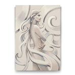 Tabloshop Uzun Saçlı Kadın 50x75 cm Tablo