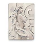 Tabloshop Uzun Saçlı Kadın 60x90 cm Tablo