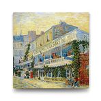 Tabloshop Vincent Van Gogh The Restaurant 40x40 cm Tablo